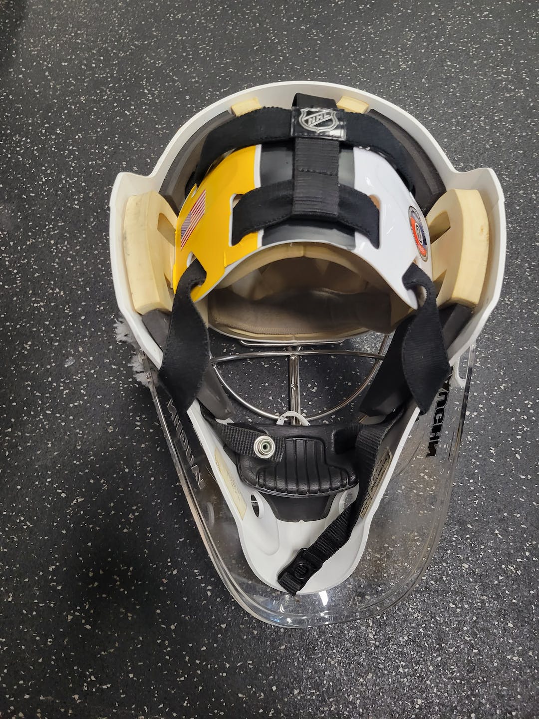 Used Bauer Helmet Fits All Goalie Helmets And Masks SidelineSwap