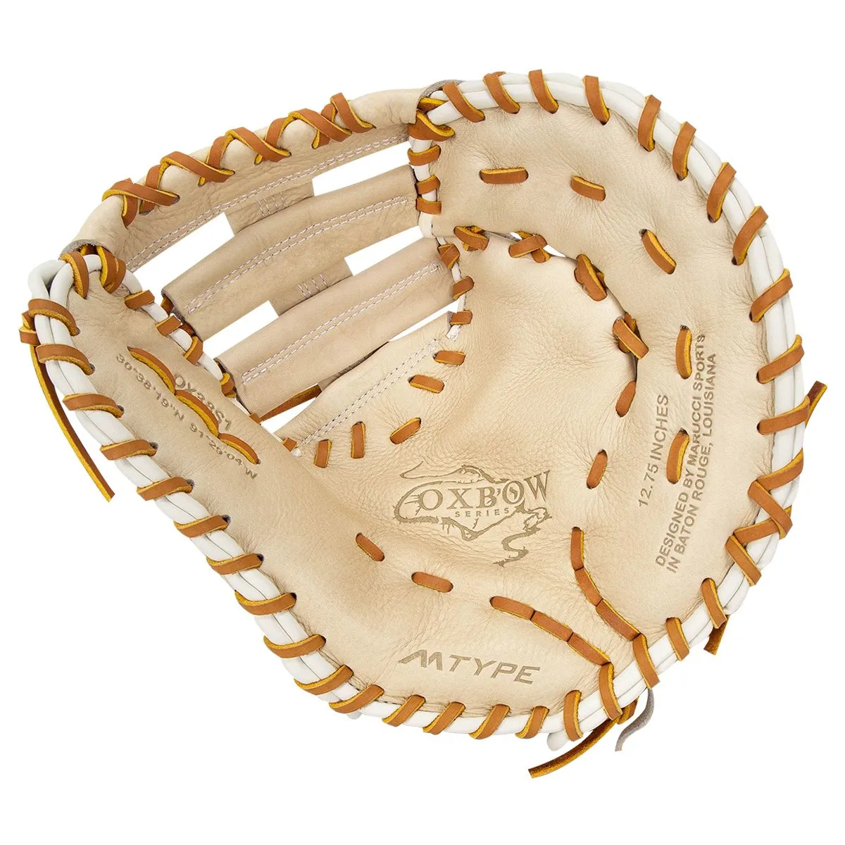 Marucci Oxbow 12.75" First Base Mitt Used Left Hand Throw Baseball