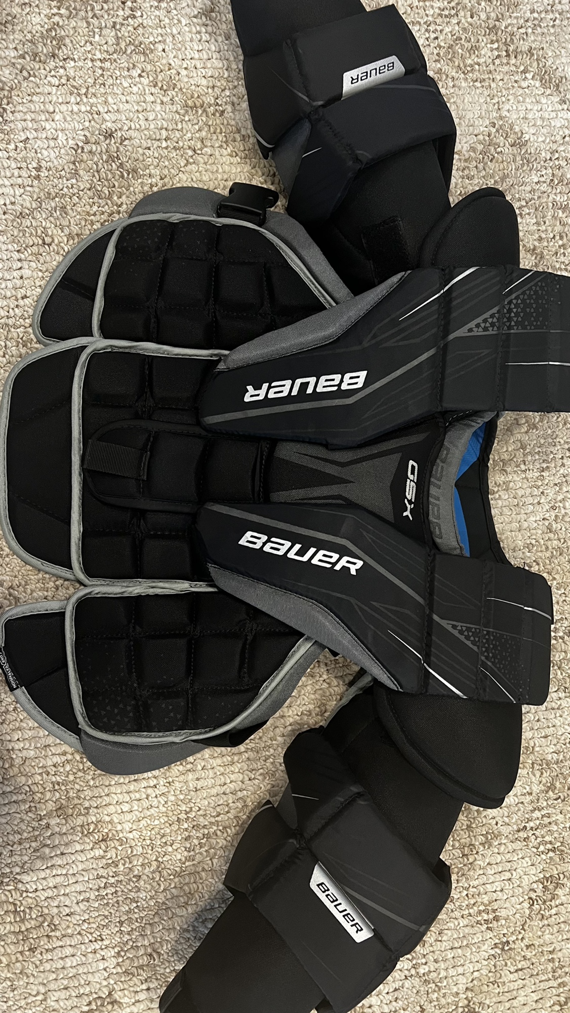 Used Small/Medium Bauer GSX Goalie Chest Protector SidelineSwap