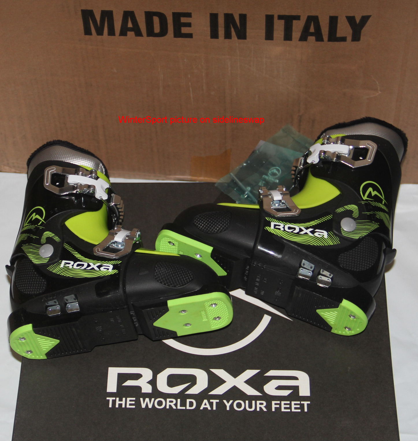 NEW 2023 kids junior ski boots SIZE ADJUSTABLE! alpine downhill ski boots Roxa ITALY 22.5/25.5