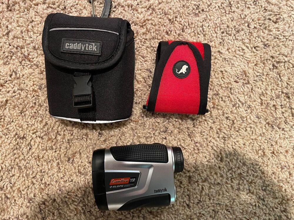 CaddyTek Golf Laser Rangefinder CaddyView V2 Slope & Hunting + 25