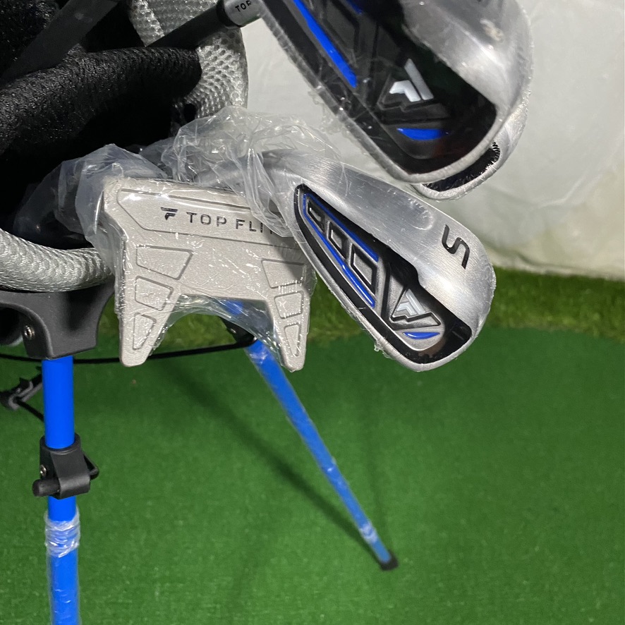Left Handed NEW Junior Top Flite Golf club complete set ages 912