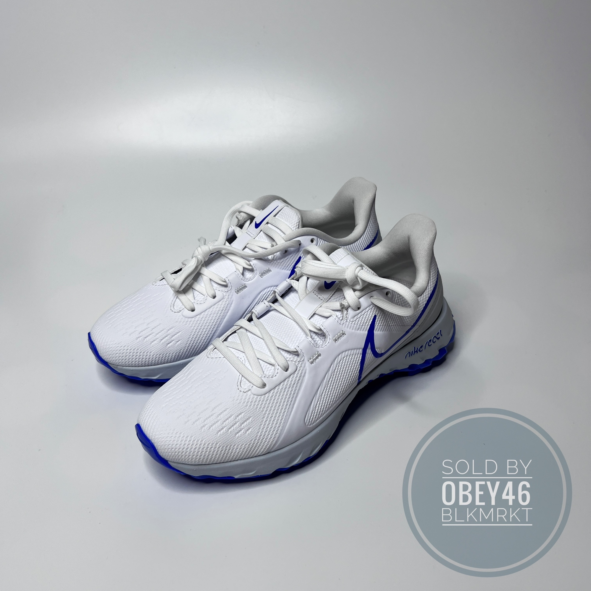 nike react infinity pro golf blue