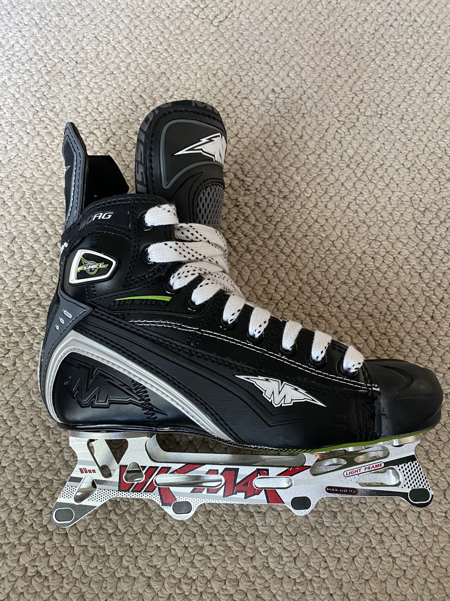 New Mission Size 4.5E Fuel 90AG HiLo Inline Skates SidelineSwap