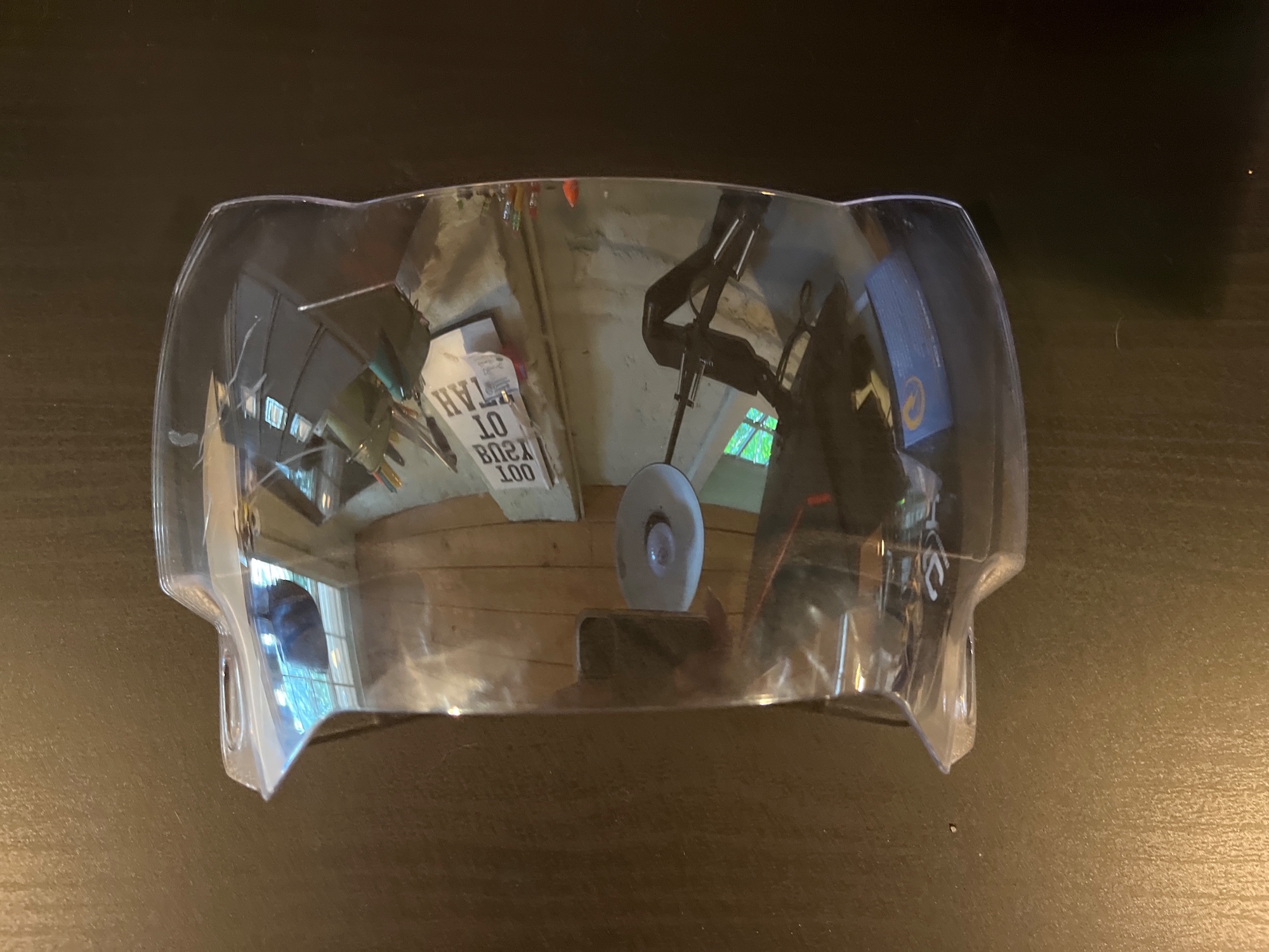 Clear Mirror Shoc Visor SidelineSwap