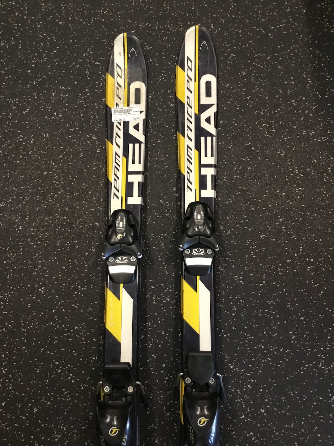 Used Head Team Race Pro 100 Cm Boys Downhill Ski Combo SidelineSwap