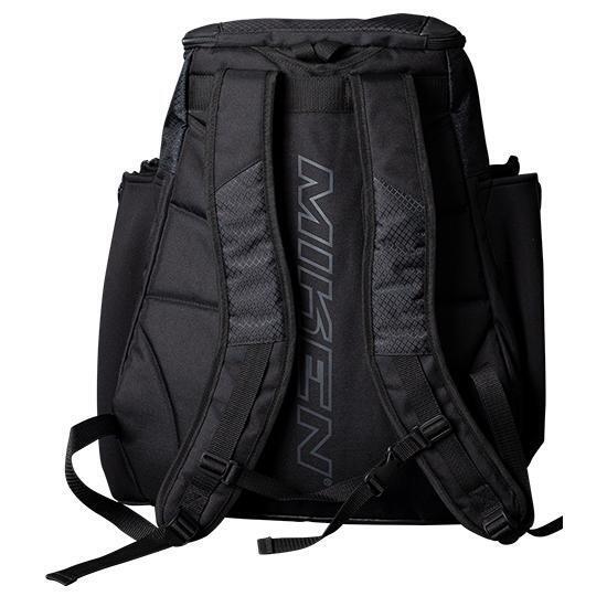 New Miken XL Baseball Backpack Equipment Bag black MK7X 4 bats storage