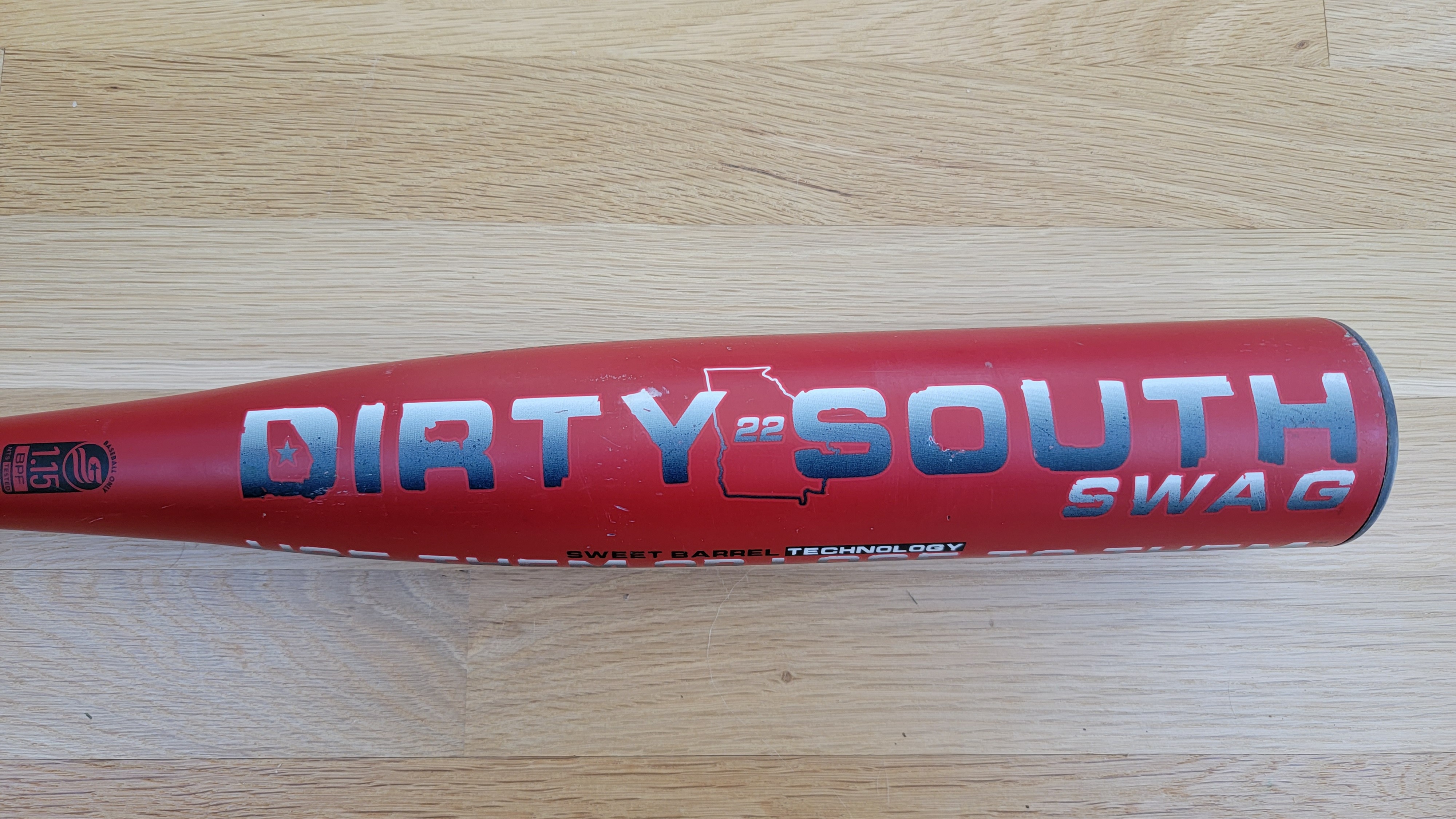 Used USSSA Certified 2022 Dirty South Alloy Dirty South Swag Bat (10