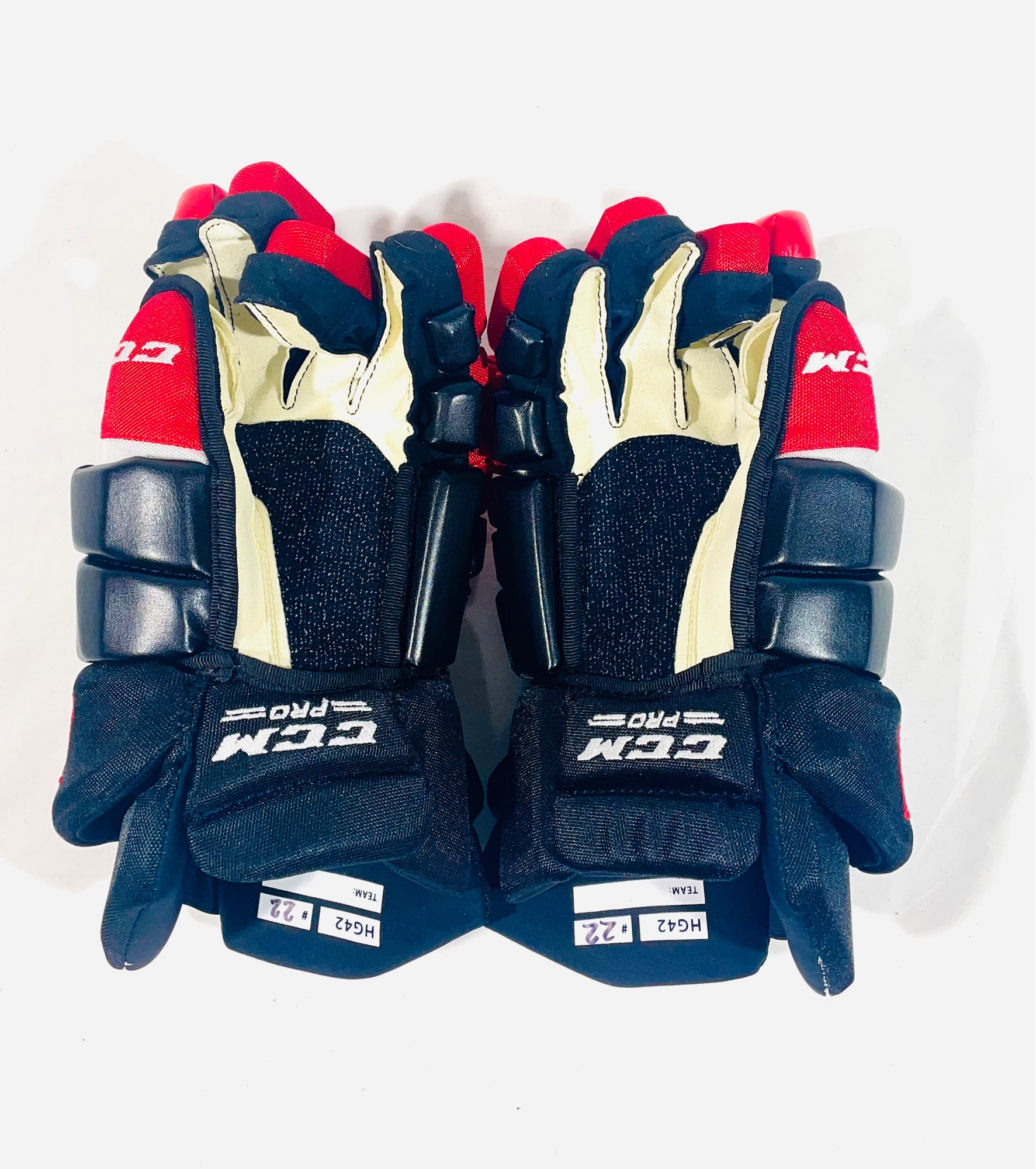 New 14” CCM HGTK Pro Stock Gloves SidelineSwap