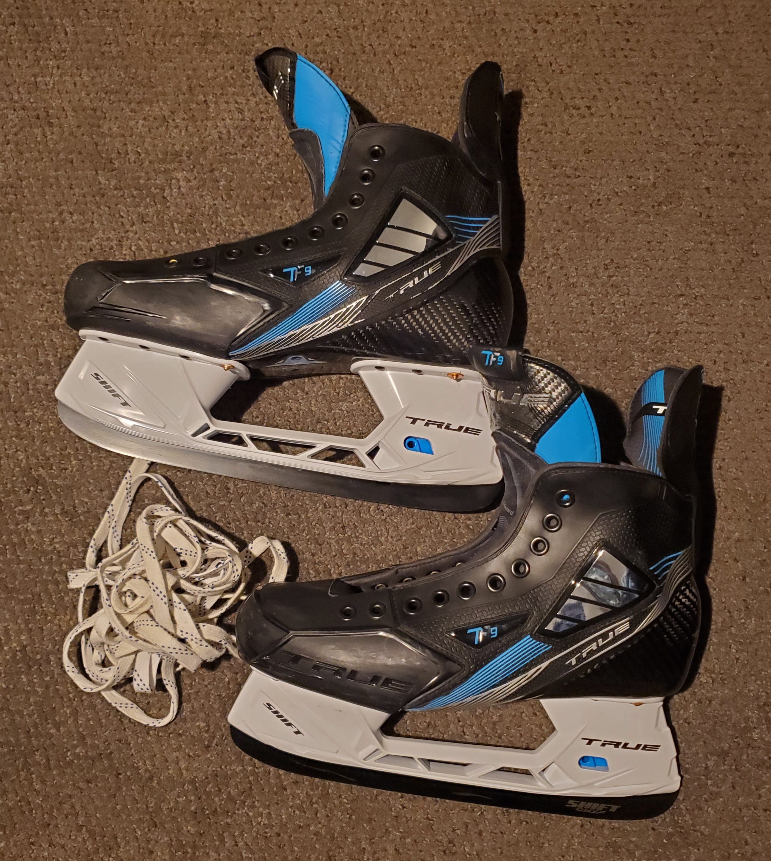 Senior Used True TF9 Hockey Skates Regular Width Size 9 SidelineSwap