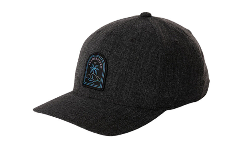 NEW Travis Mathew Beaches Be Salty Black FlexFit Fitted L/XL Golf Hat
