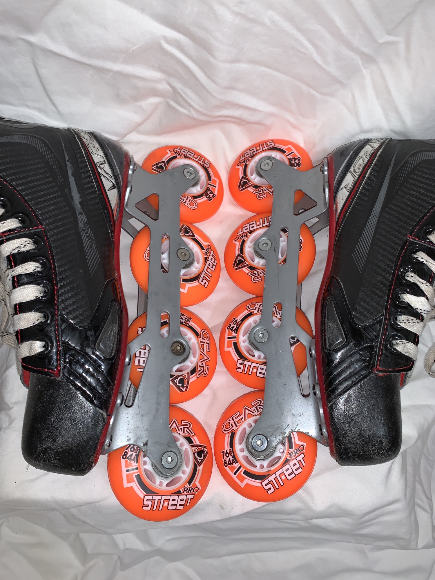 Used Bauer Regular Width Size 6R Vapor X2.7R Inline Skates SidelineSwap