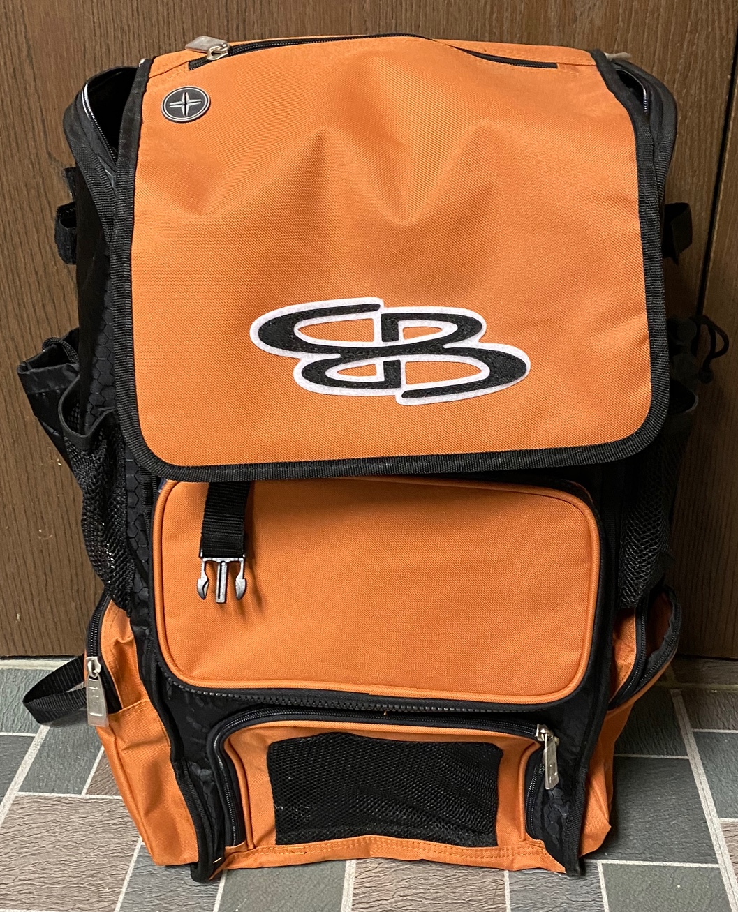 Boombah Superpack Bat Pack Bag Black/Texas Orange Brand New