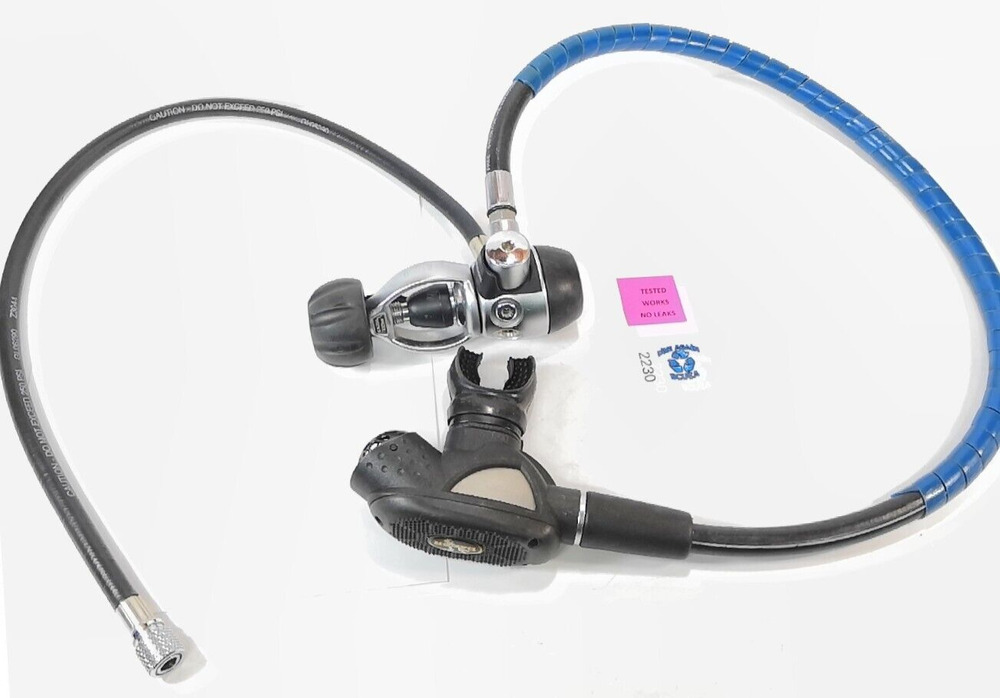 Dacor Viper Regulator Set Yoke 1st First Stage Viper 2nd Scuba Dive + Inflator SidelineSwap
