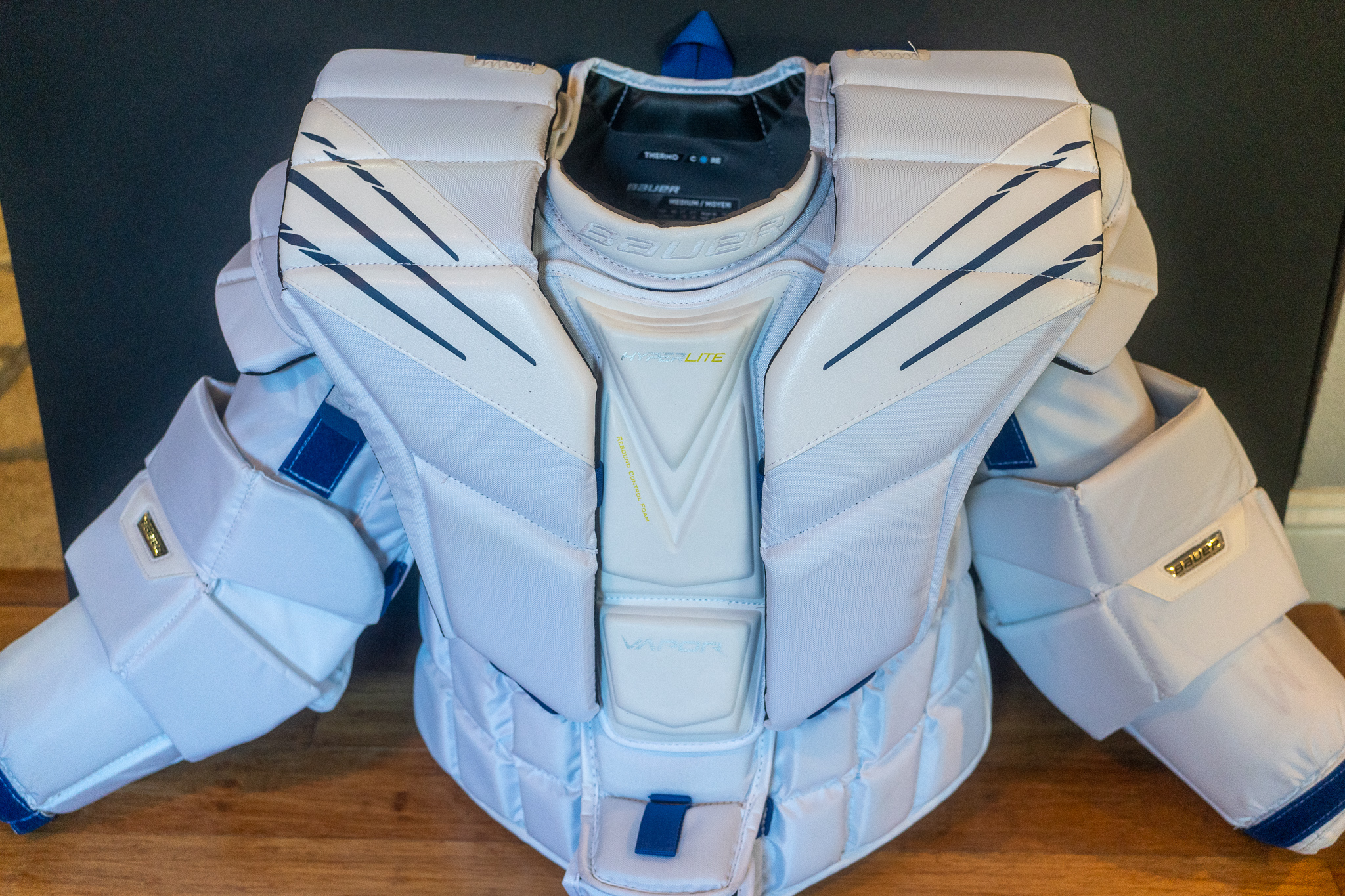 Used Medium Bauer Hyperlite Goalie Custom Chest Protector SidelineSwap