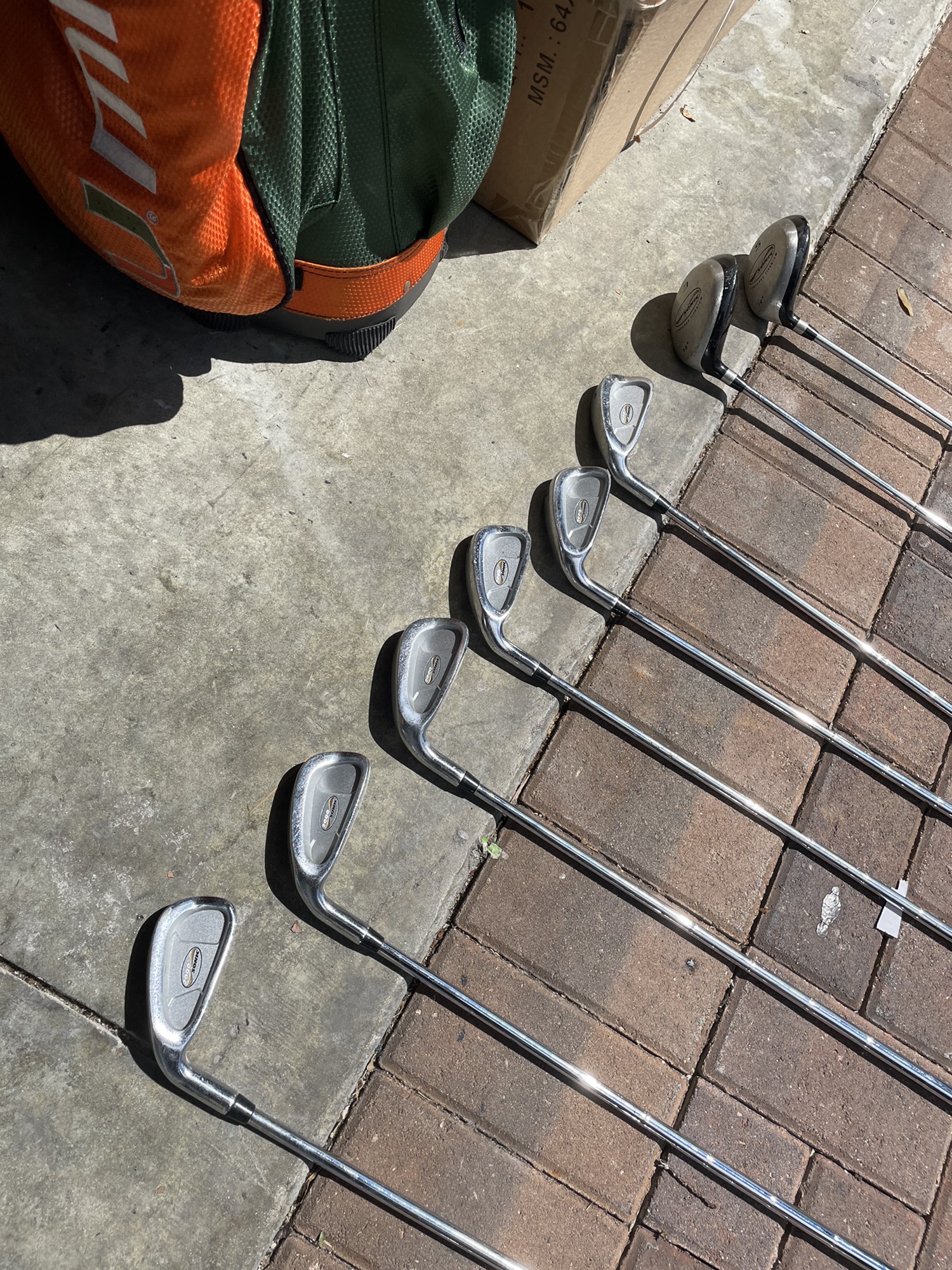 Golf Set In Left Handed 2000 Sonk 8 Pc Set SidelineSwap