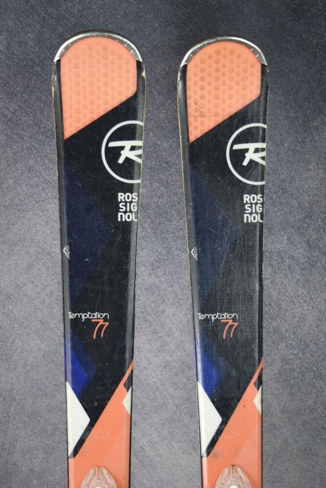 Rossignol temptation 75 （152cm）、ストック付き Rossignol Temptation 75 Women's Skis + Xelium Saphir 100
