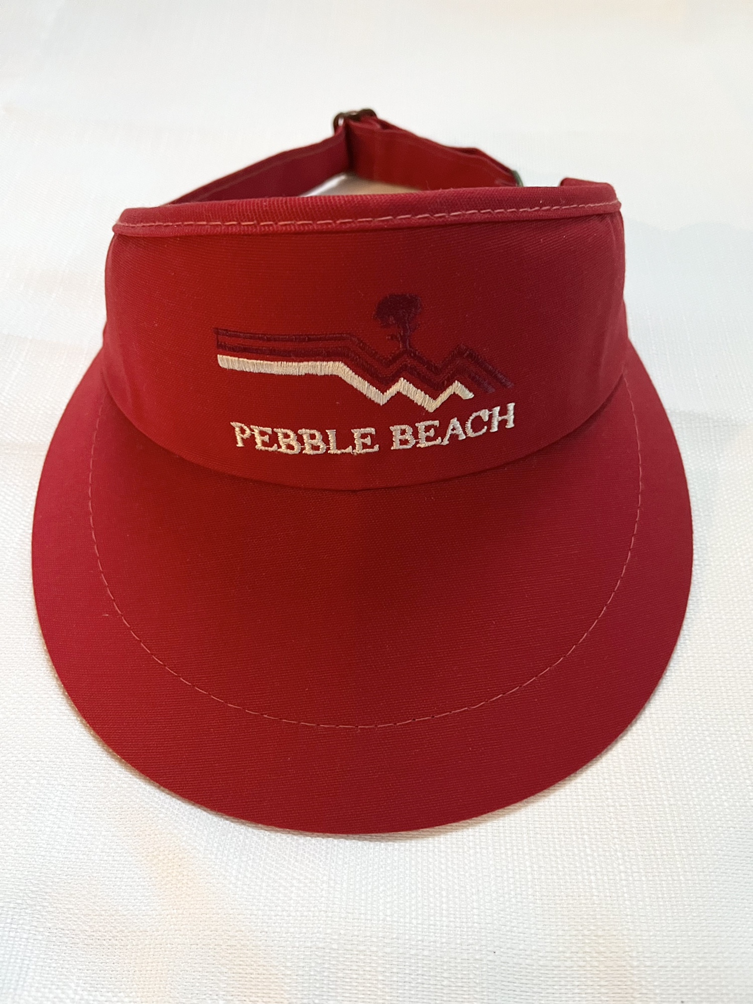 VINTAGE PEBBLE BEACH GOLF VISOR (OSFA) SidelineSwap