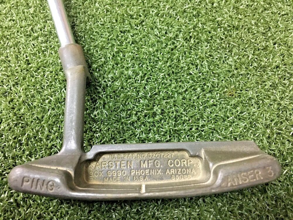 PING Anser 3 Box 9990 Phoenix 85088 Putter RH 35" Steel / Vintage Grip