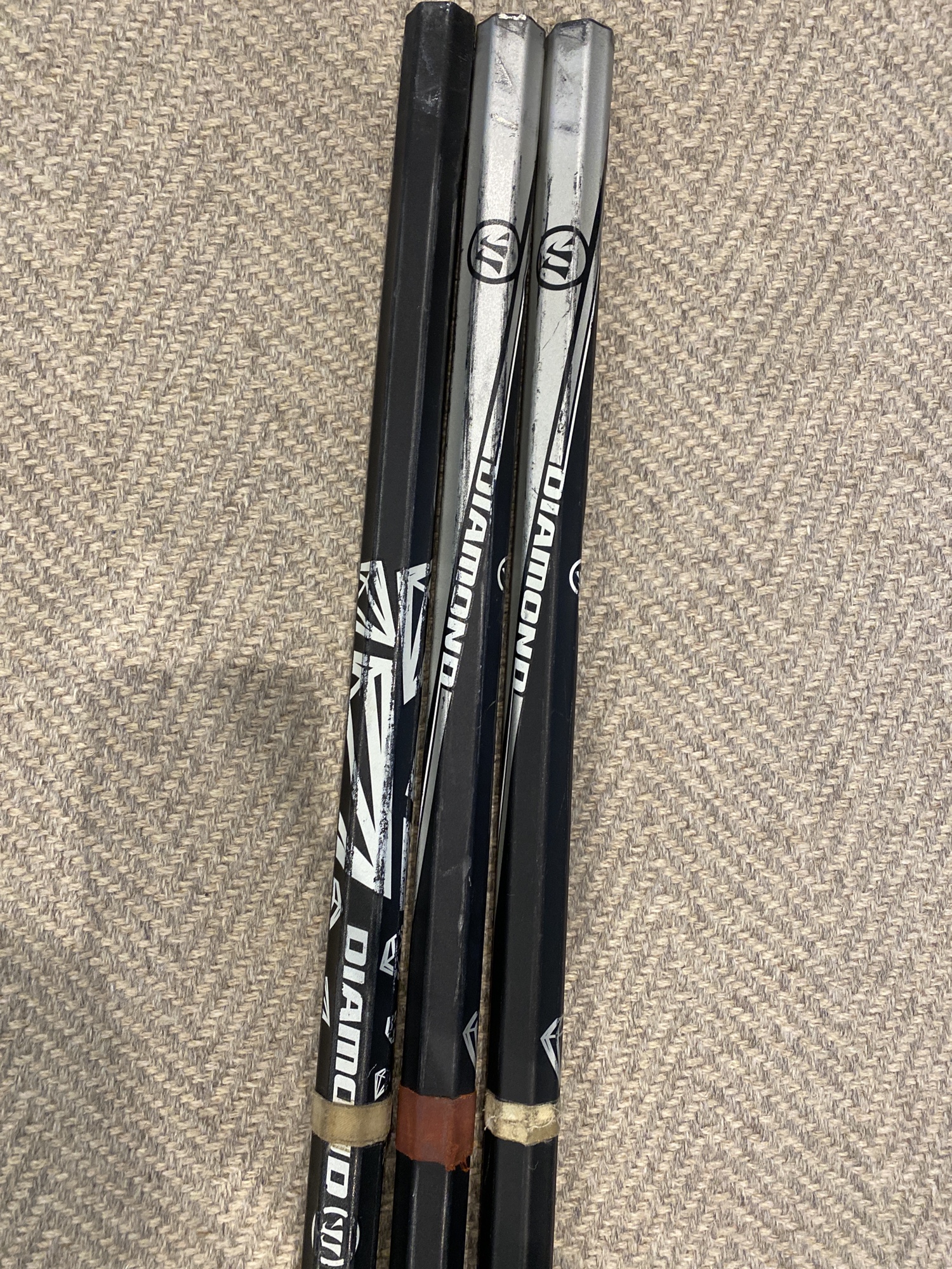 3 Warrior Lacrosse Burn Pro Diamond Shafts SidelineSwap