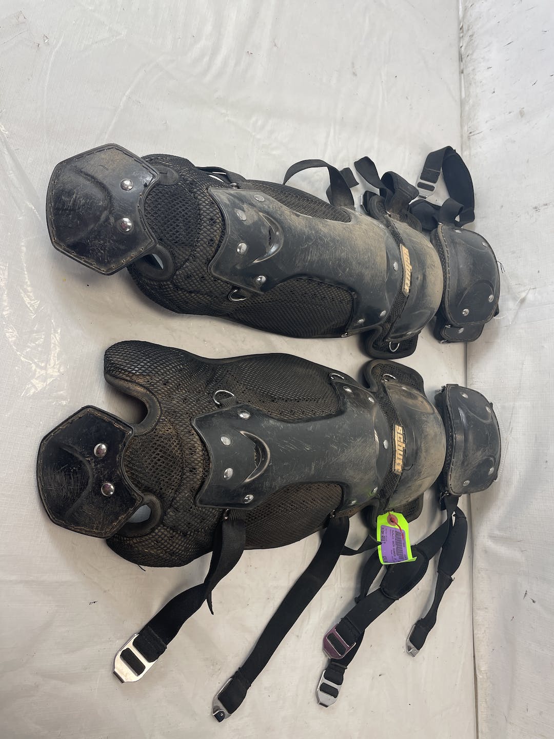 Used Schutt 16" Catcher's Leg Guards SidelineSwap