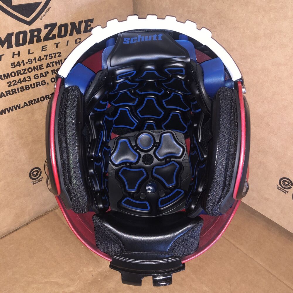 NEW SCHUTT F7 VTD ADULT FOOTBALL HELMET MEDIUM SATIN RED SidelineSwap