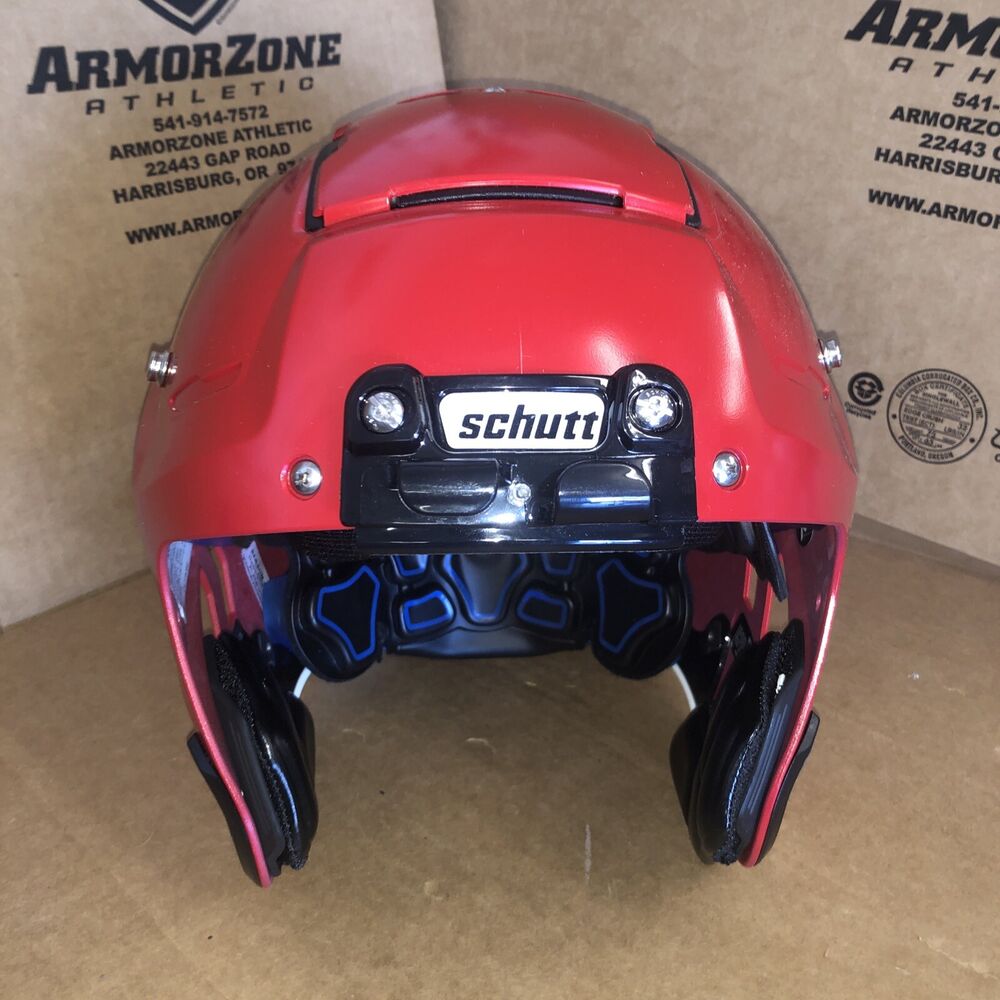 NEW SCHUTT F7 VTD ADULT FOOTBALL HELMET XL SATIN RED SidelineSwap