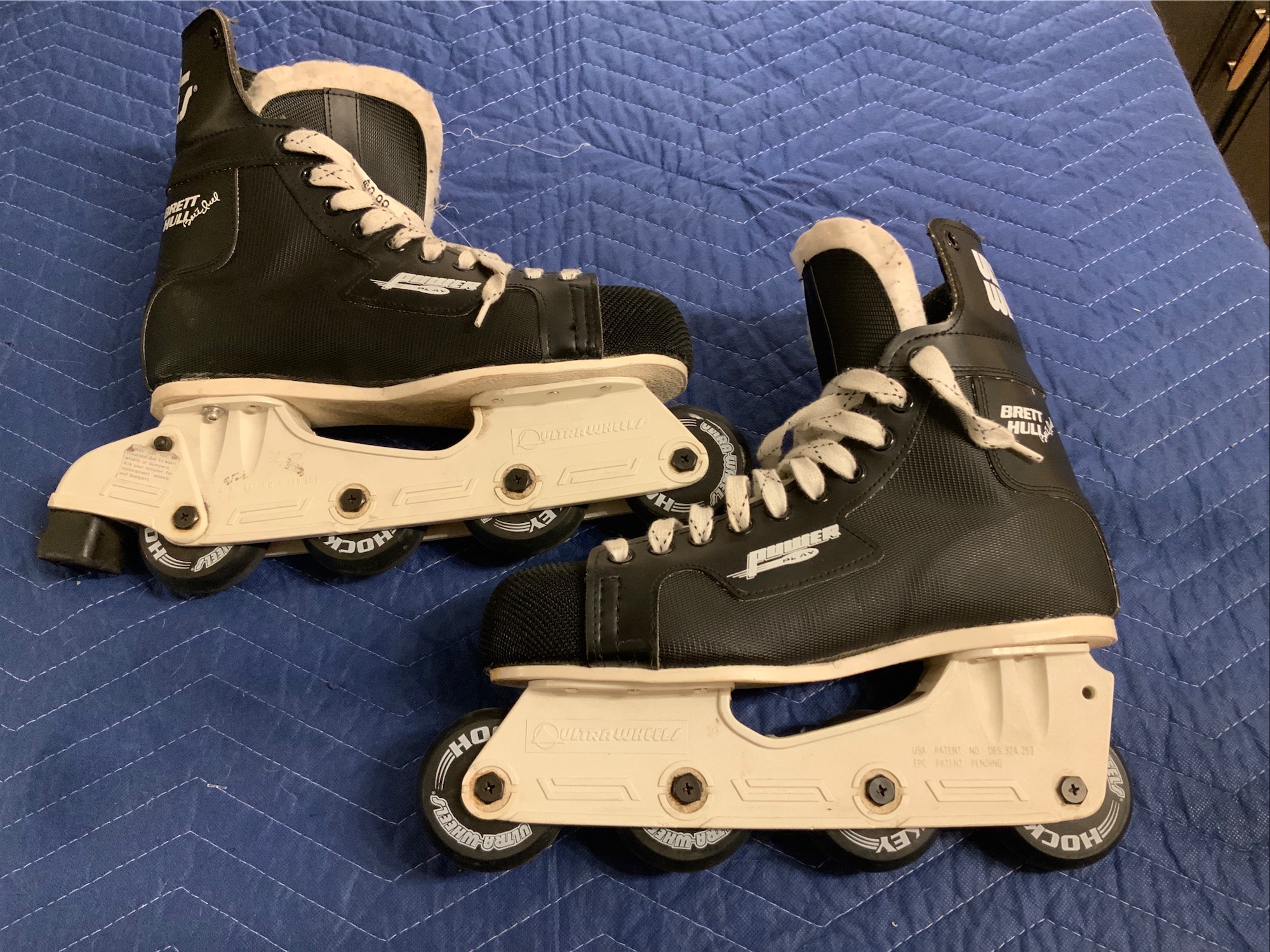 Brett Hull Ultra Wheels Inline Skates size 10 SidelineSwap