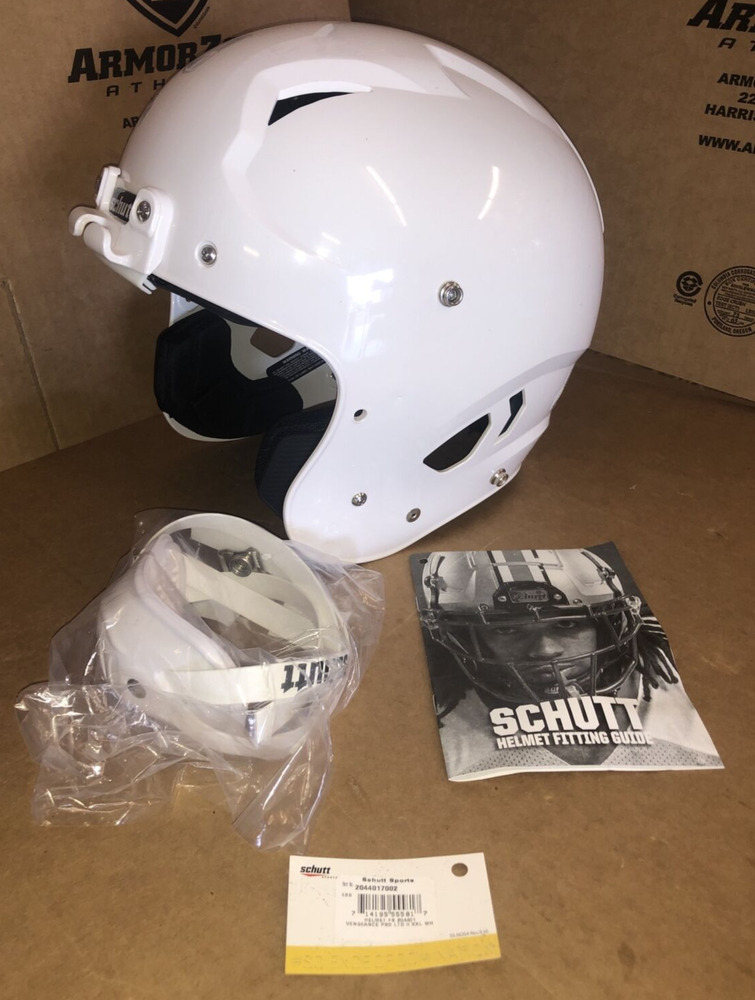 NEW SCHUTT VENGEANCE PRO LTD II ADULT FOOTBALL HELMET XXL WHITE