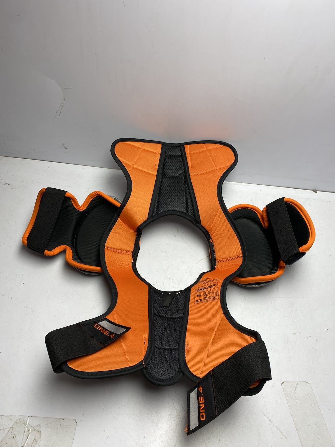 Used Bauer One .4 Md Ice Hockey Shoulder Pads SidelineSwap