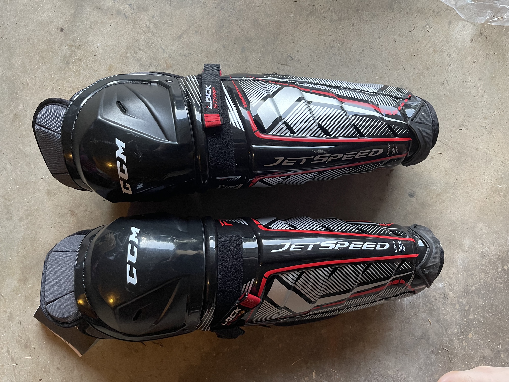CCM JetSpeed FT350 Shin Pads SidelineSwap