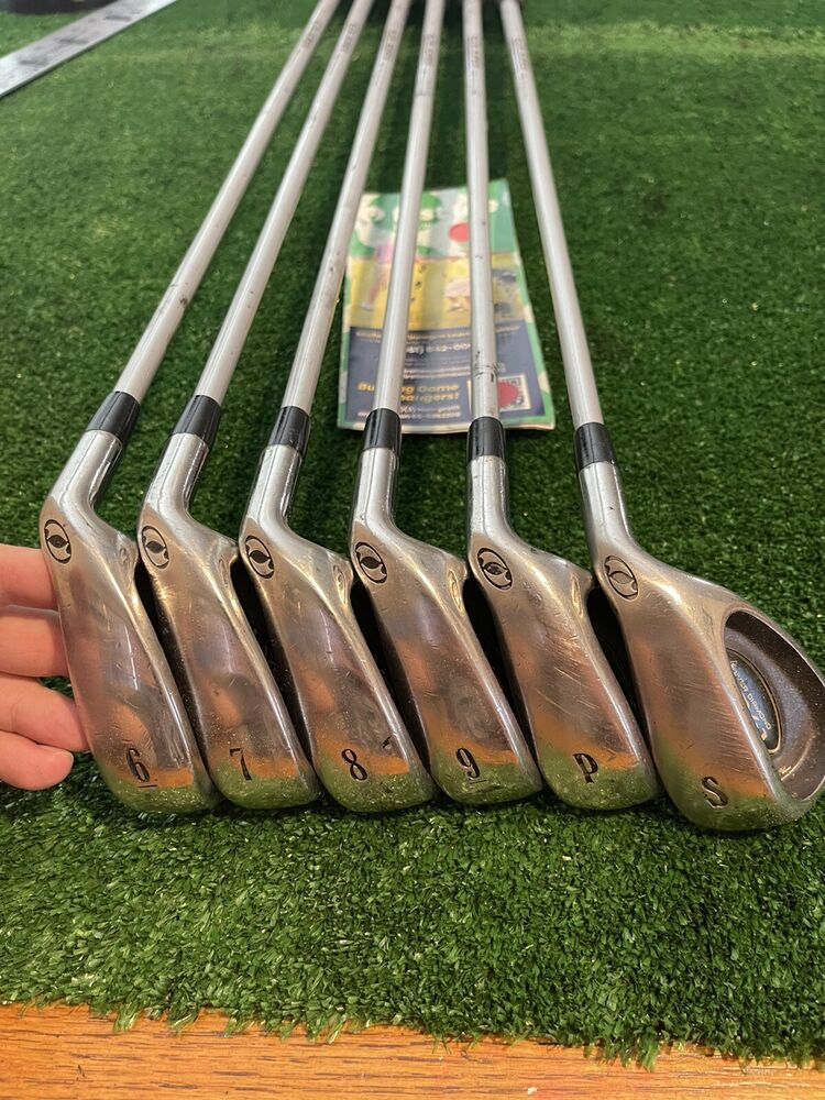 Silver Diamond GX1 Irons 6PW, SW With Seniors Graphite Shafts