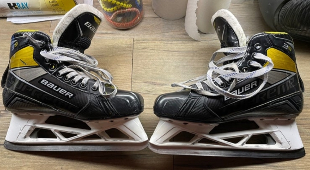 Bauer Supreme 3S Senior Hockey Goalie Skates 8D SidelineSwap