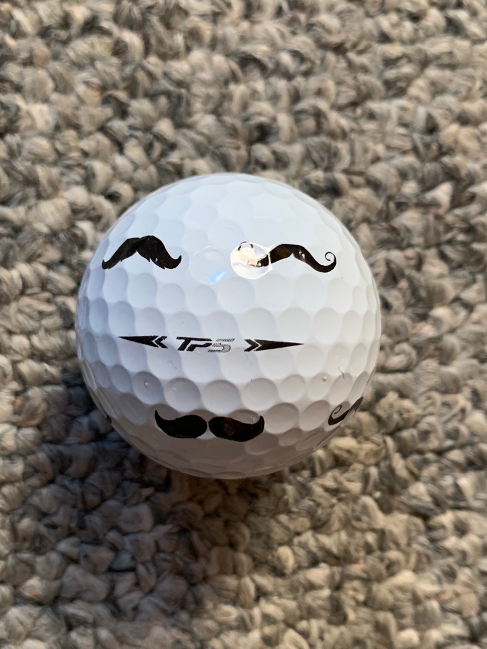 New Taylormade TP5 Mustache Golf Balls (sleeve of 3) | SidelineSwap