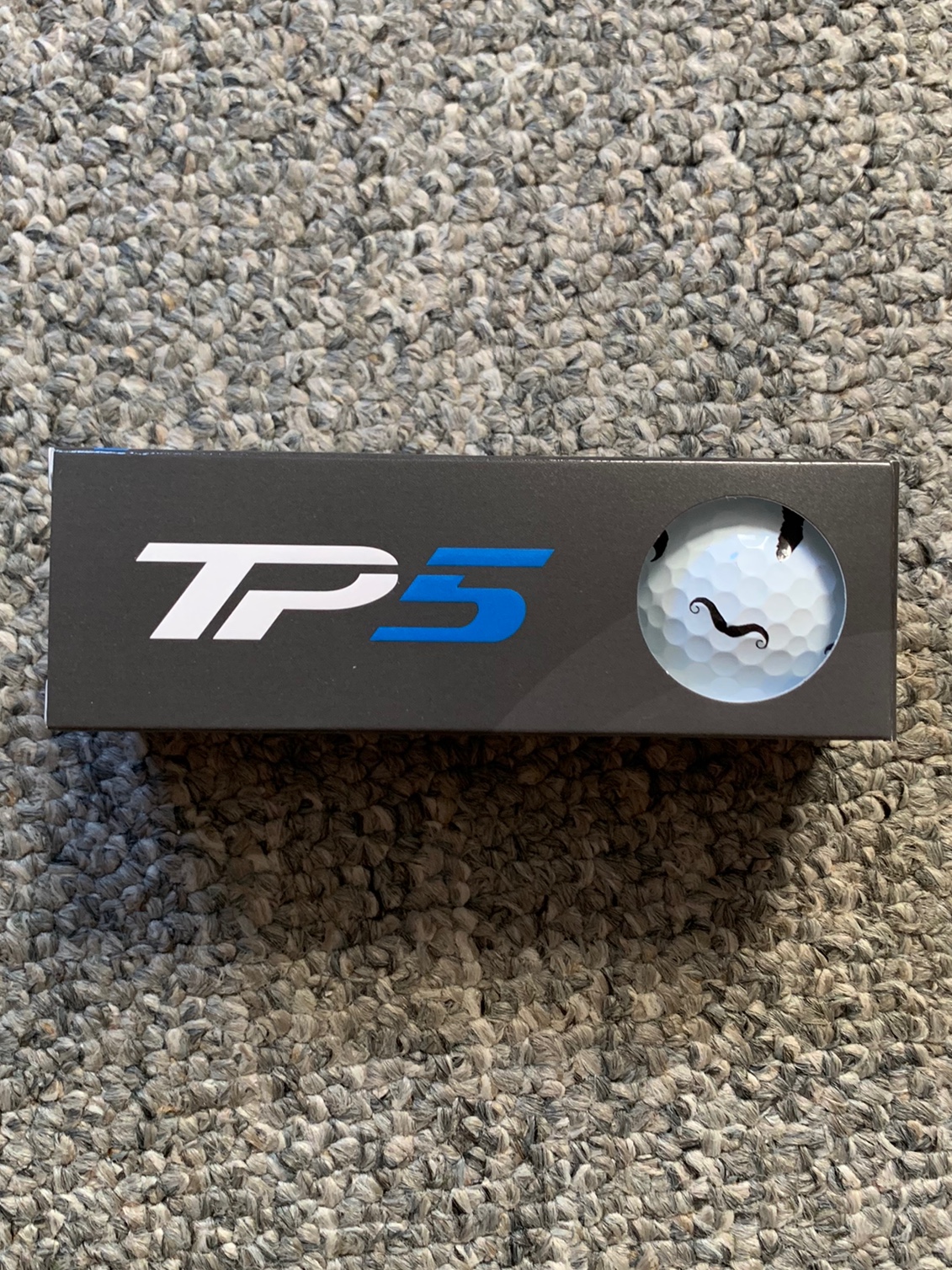 New Taylormade TP5 Mustache Golf Balls (sleeve of 3) | SidelineSwap