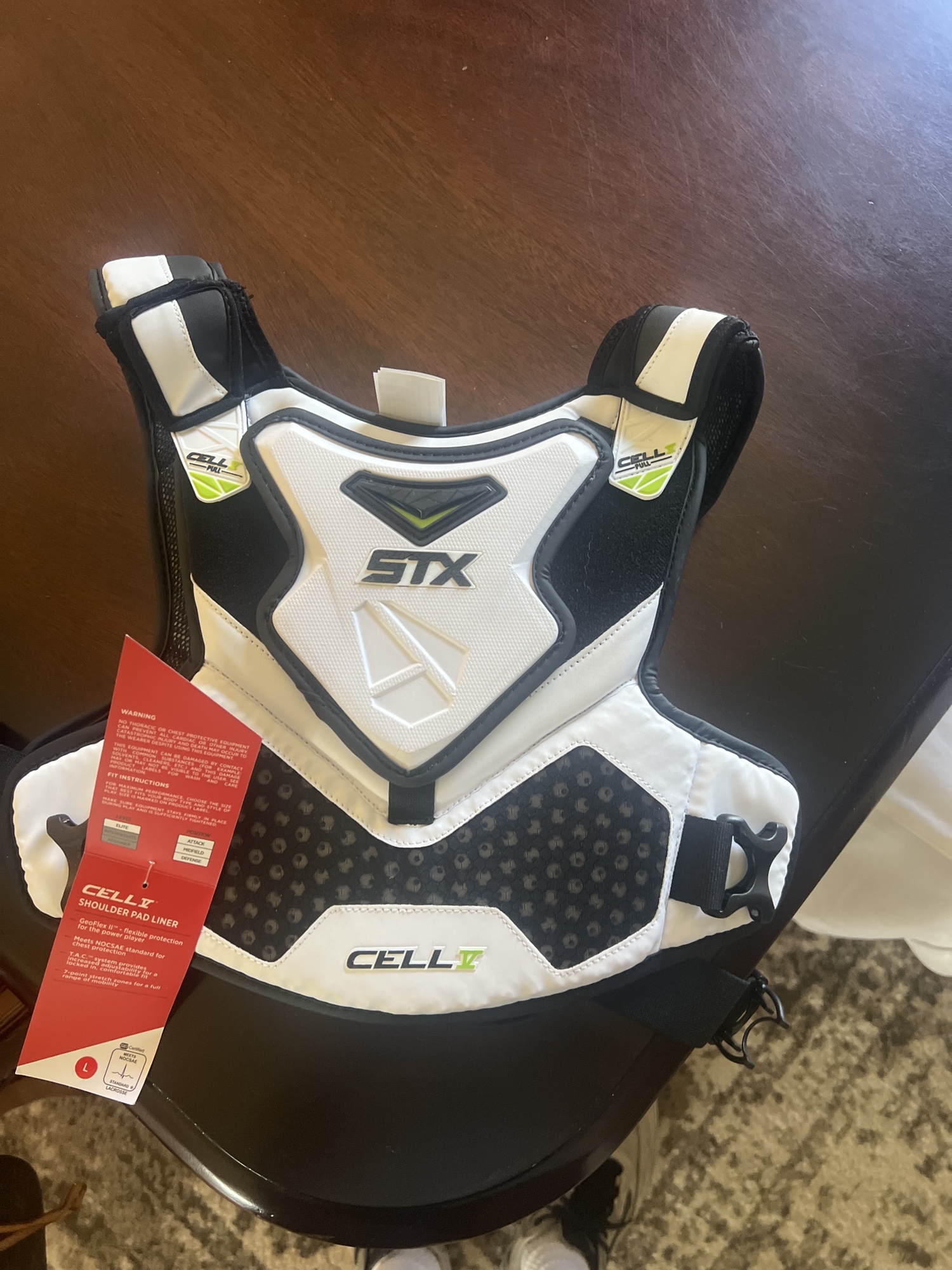 New Large STX Cell IV Shoulder Pads SidelineSwap