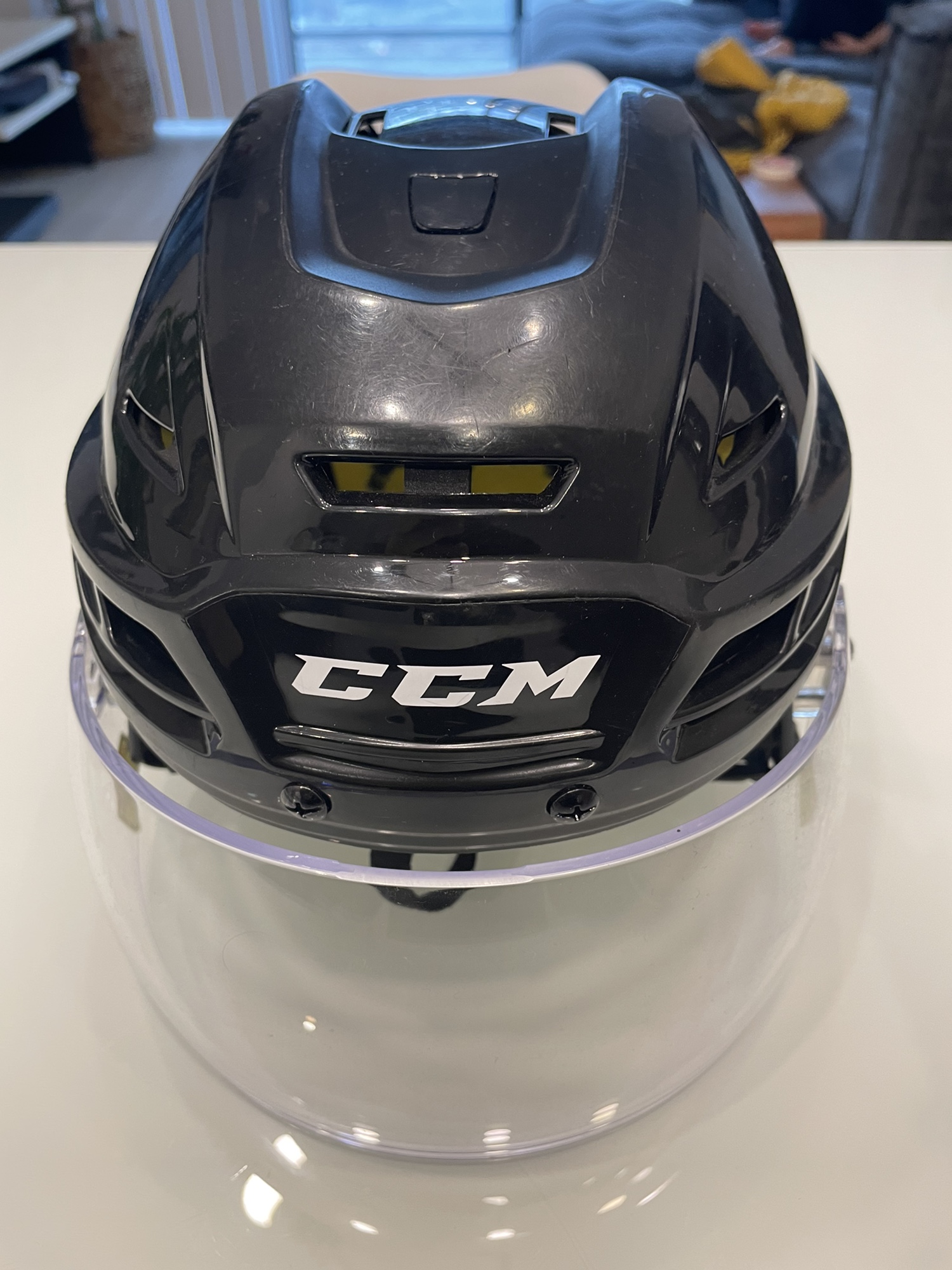 Used Medium CCM Tacks 210 Helmet SidelineSwap