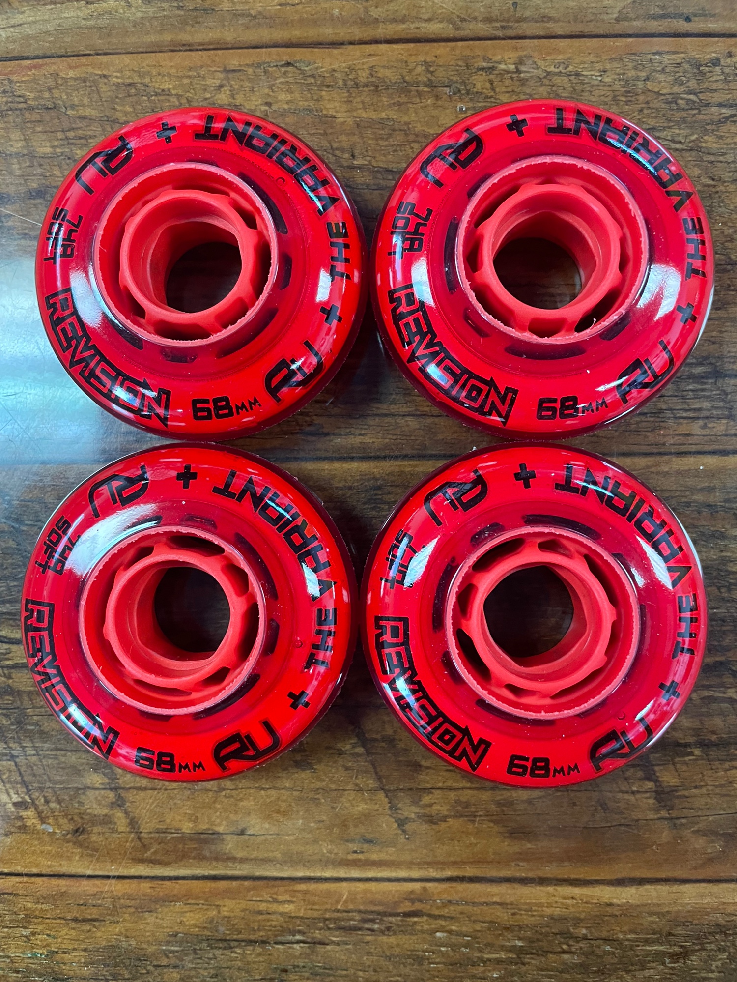 Revision Hockey (4 Pack) Wheels 68 Mm Soft Indoor Inline Variants