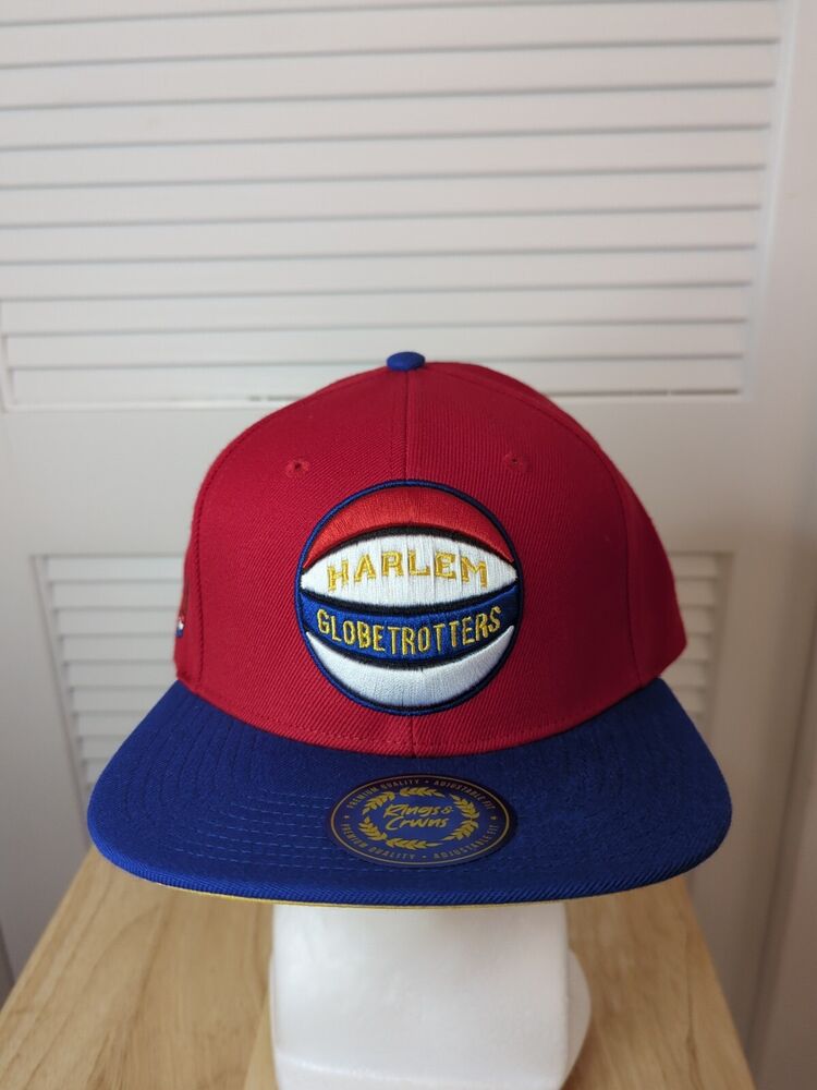 NWS Harlem Globetrotters Rings&Crowns Snapback Hat SidelineSwap
