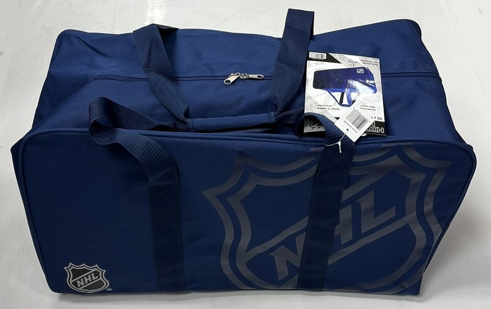 New NHL branded 26" junior hockey bag blue equipment duffel gear youth