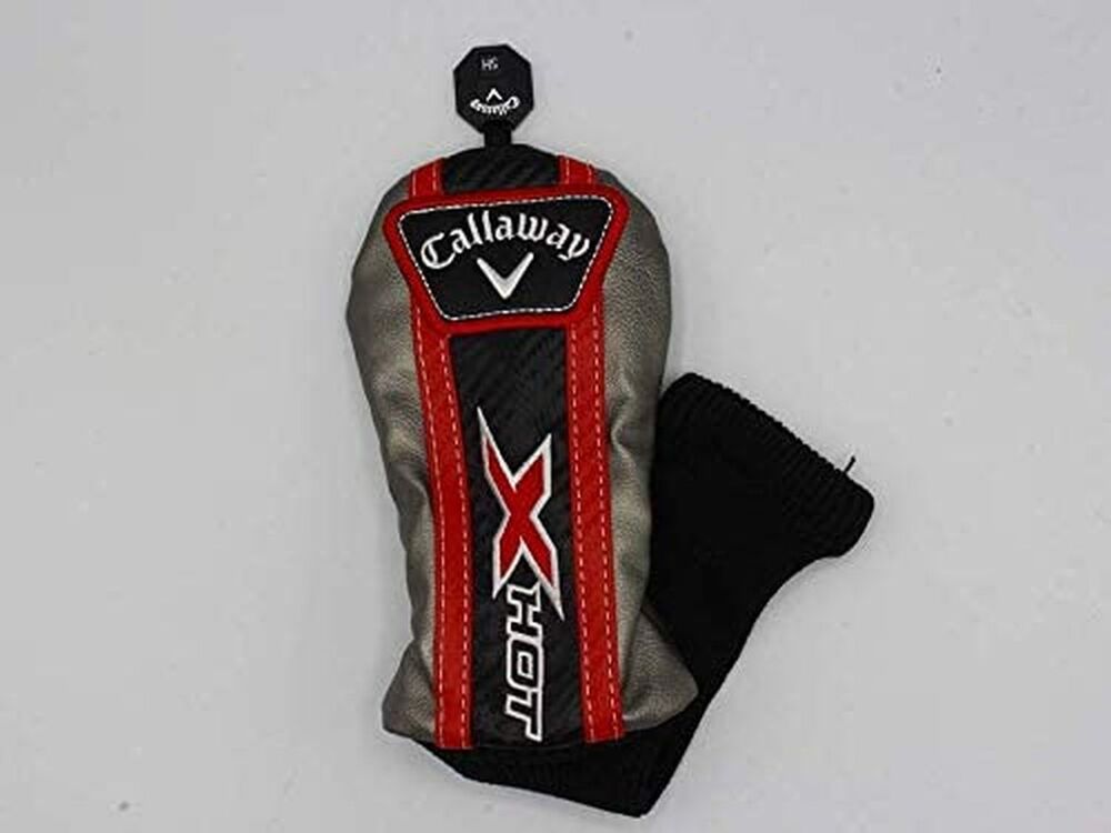Callaway X Hot Hybrid Headcover (Black/Red/Grey) Golf Cover NEW