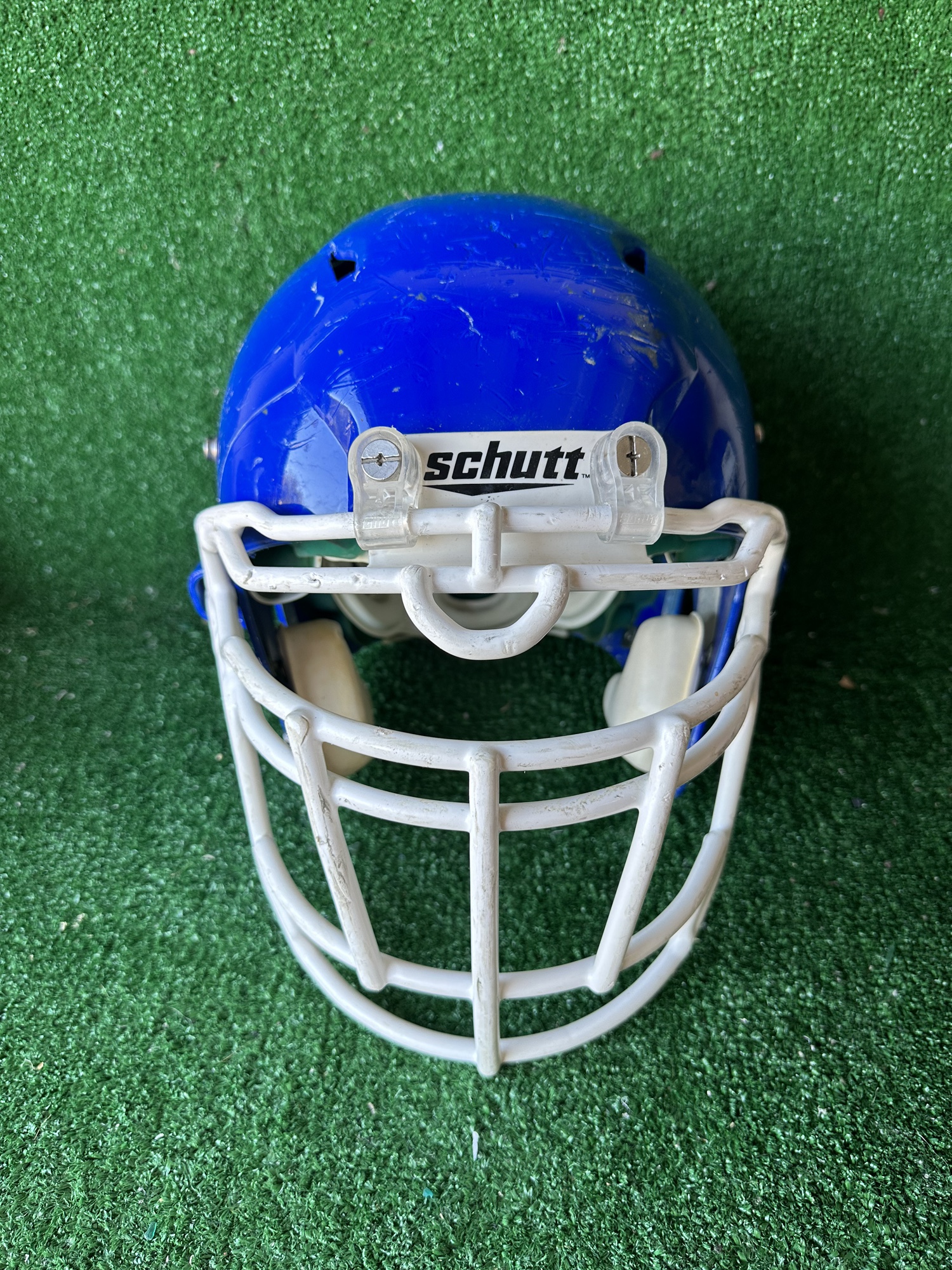 Adult Large Schutt ION Football Helmet Blue SidelineSwap