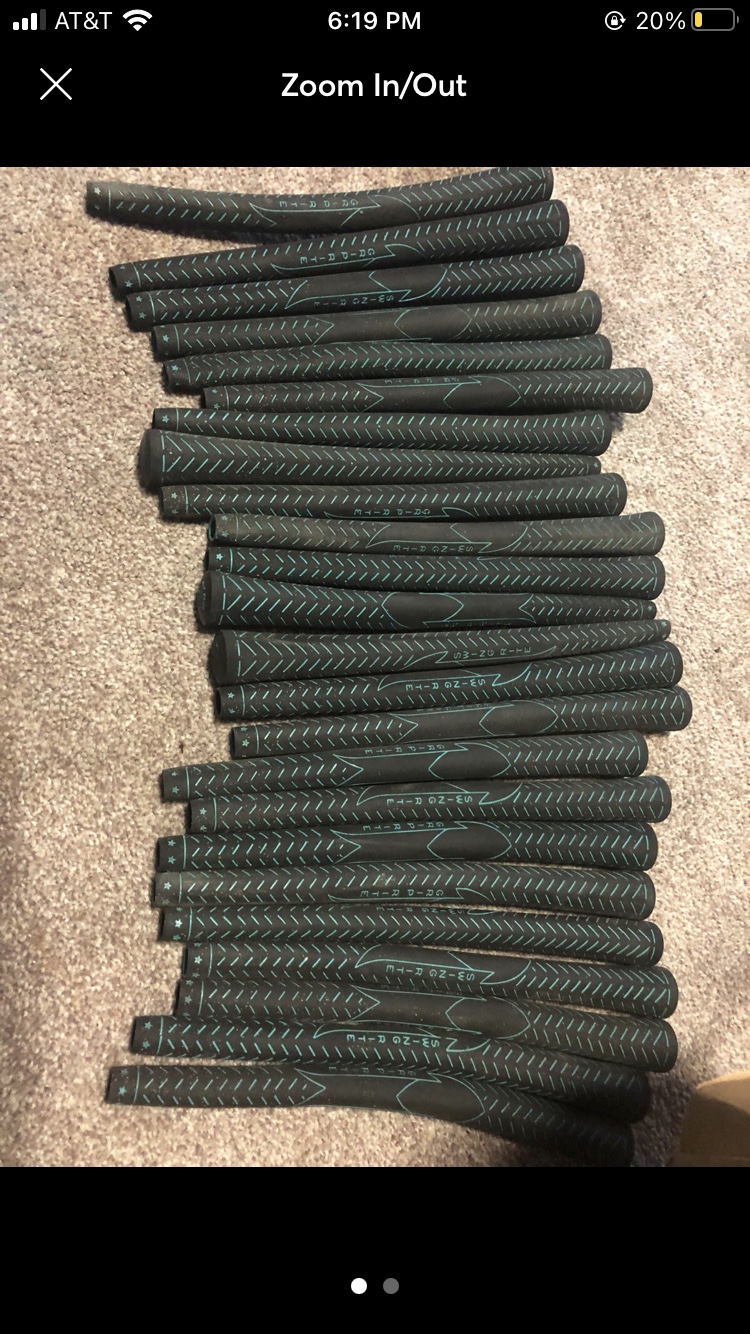 Golf Pride Green Victory Standard Size Grips New Set of 24 Vintage