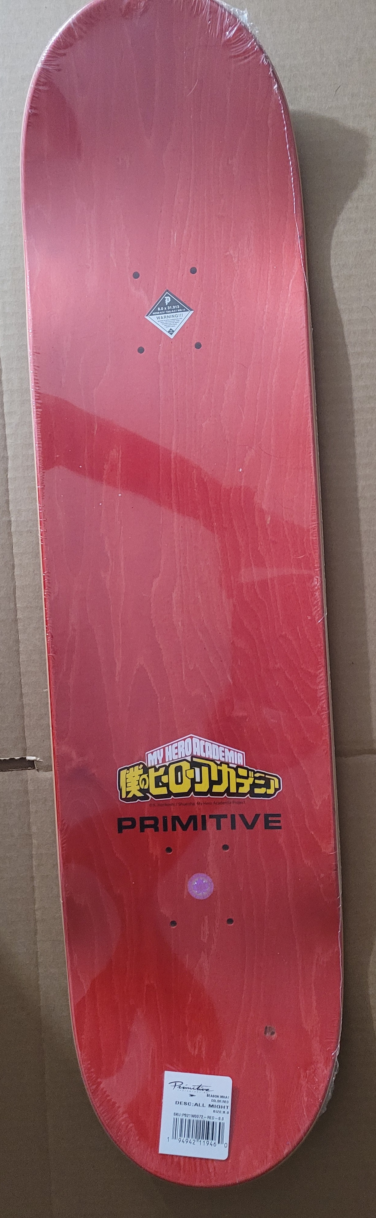 Primitive Skateboard Deck 8.0 SidelineSwap