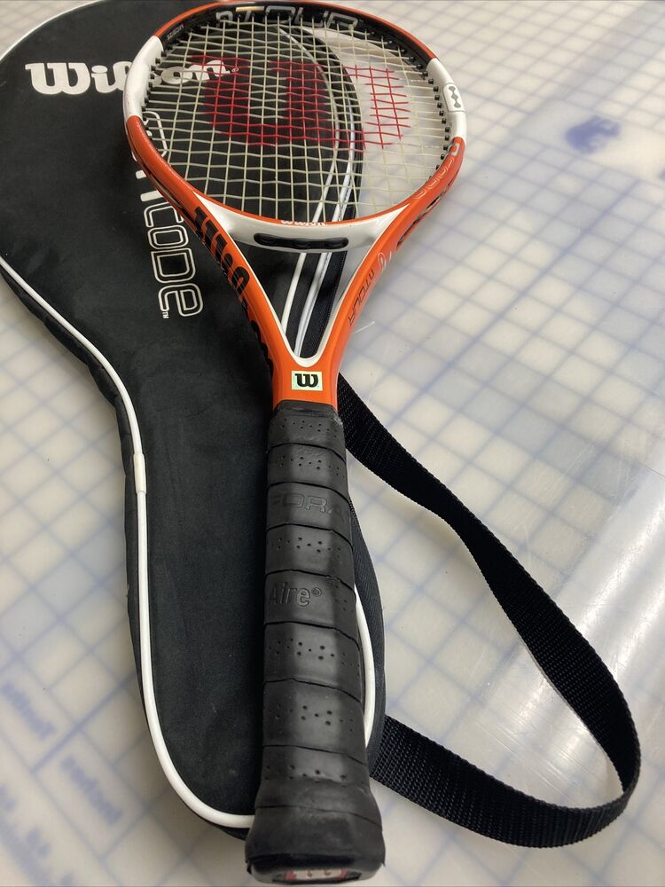 Wilson nCode nTour Midsize Tennis Racquet 95 Sq Head 4 1/2 Grip Near