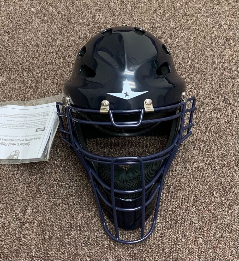 All Star Players Series Youth 1012 Catchers Gear Set Navy Grey