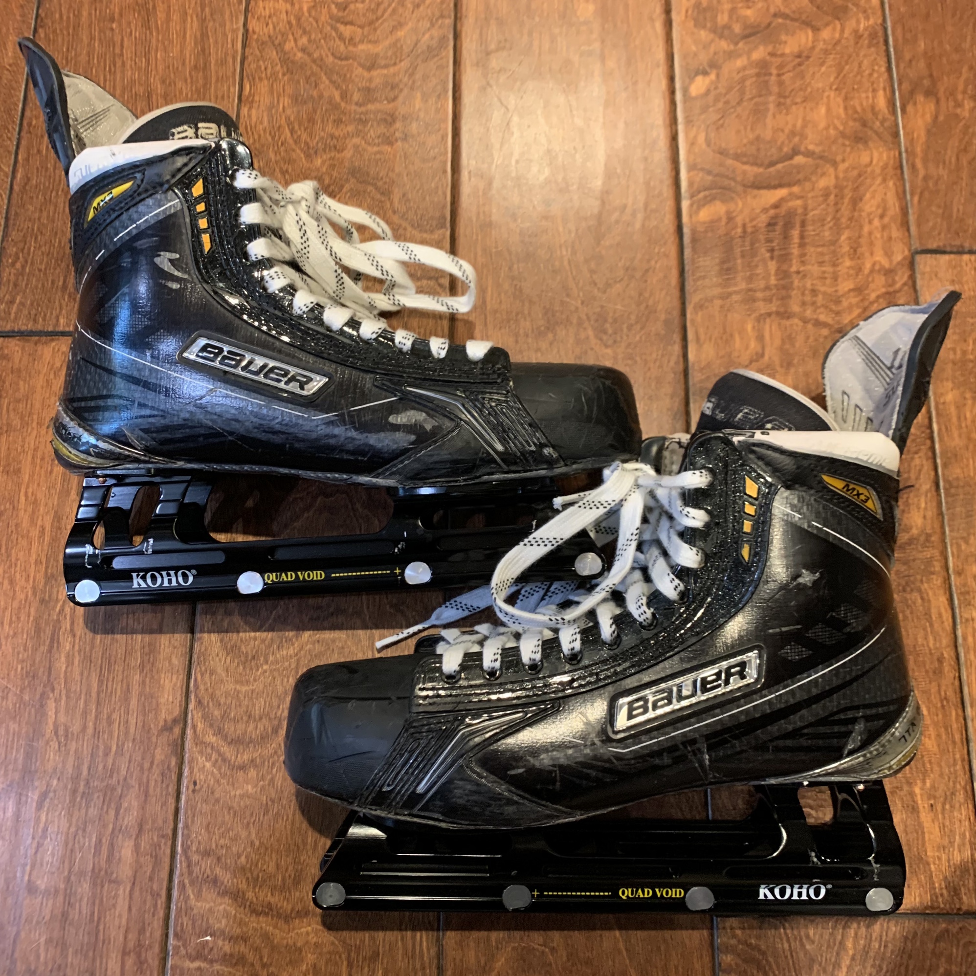 Bauer MX3 Roller Hockey Skates 7EE Converted with Koho Chassis Please