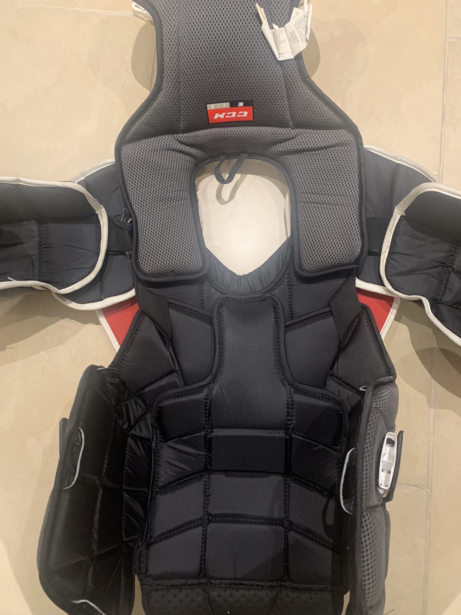 Used Large CCM Eflex 5.9 Goalie Chest Protector SidelineSwap
