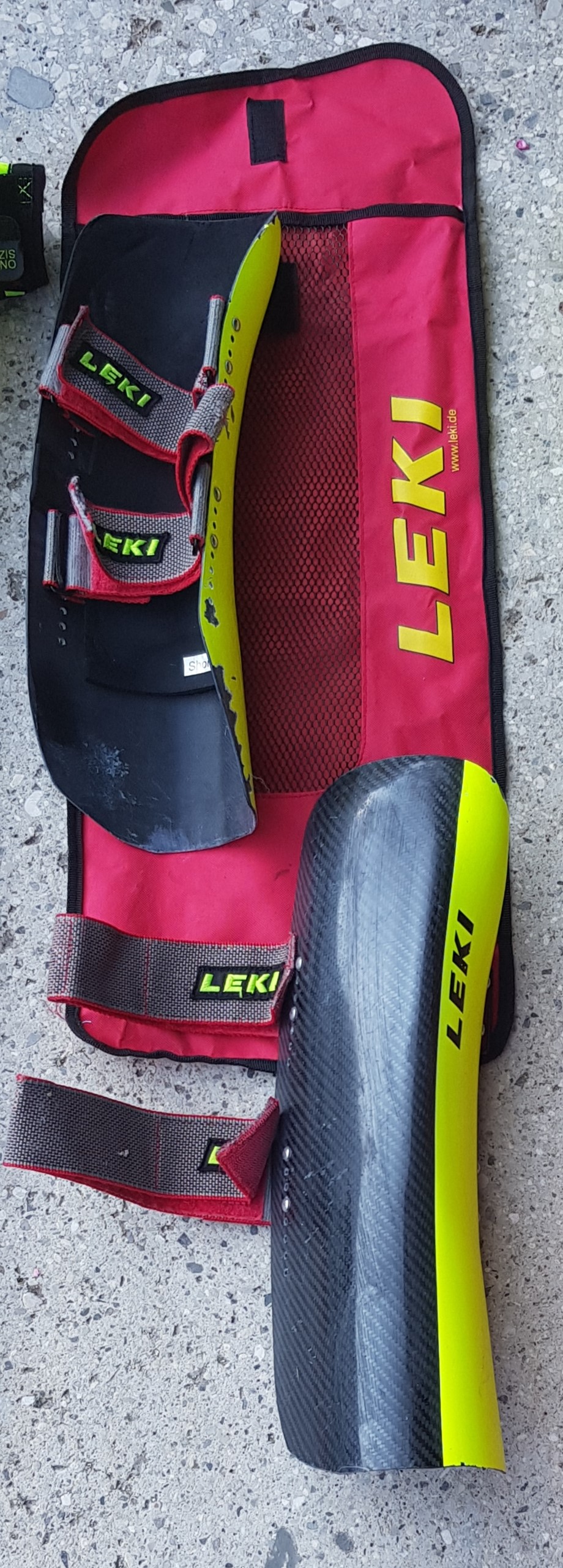 World Cup Leki Carbon Shin Guard SidelineSwap