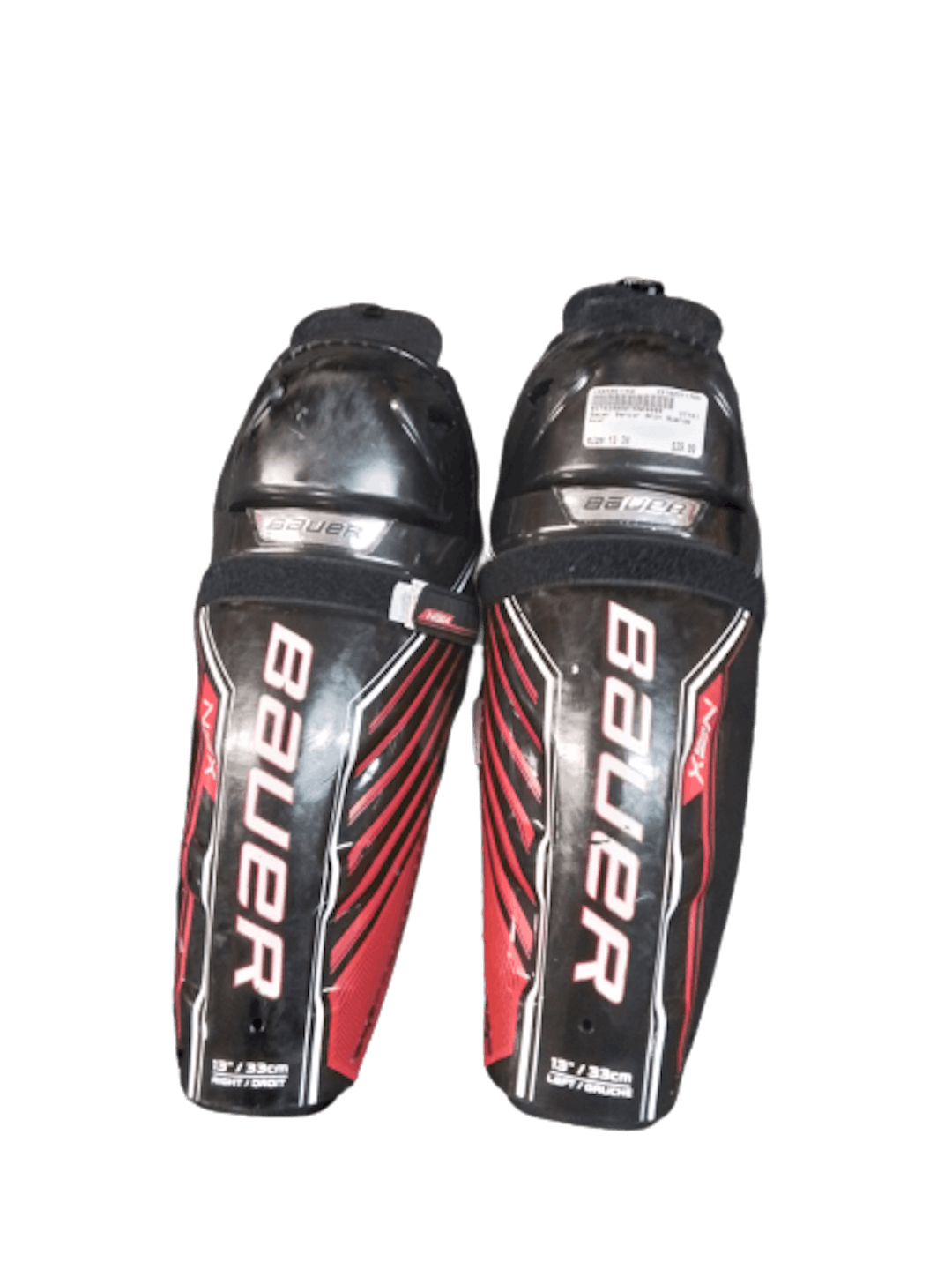 Used Bauer 13" Hockey Shin Guards SidelineSwap